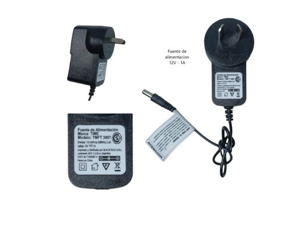 &ua CARGADOR TRANSFORMADOR 12V 1A (TMFT3007)